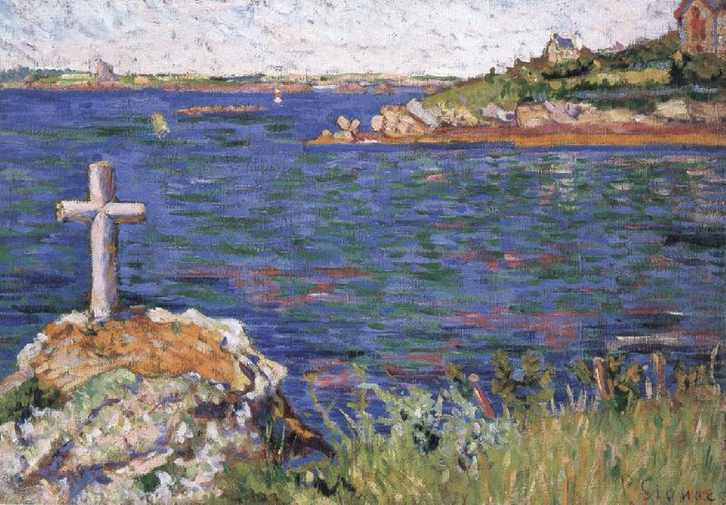 the mariners cross at high tide, impressionist painter